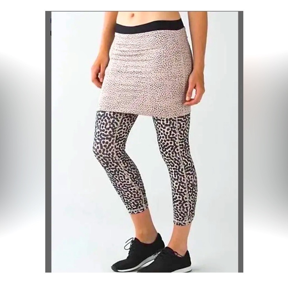 Lululemon Wunder Under Pant SE Dance AWNY/DTTY Sz 6 Women’s Cheetah Print Soft